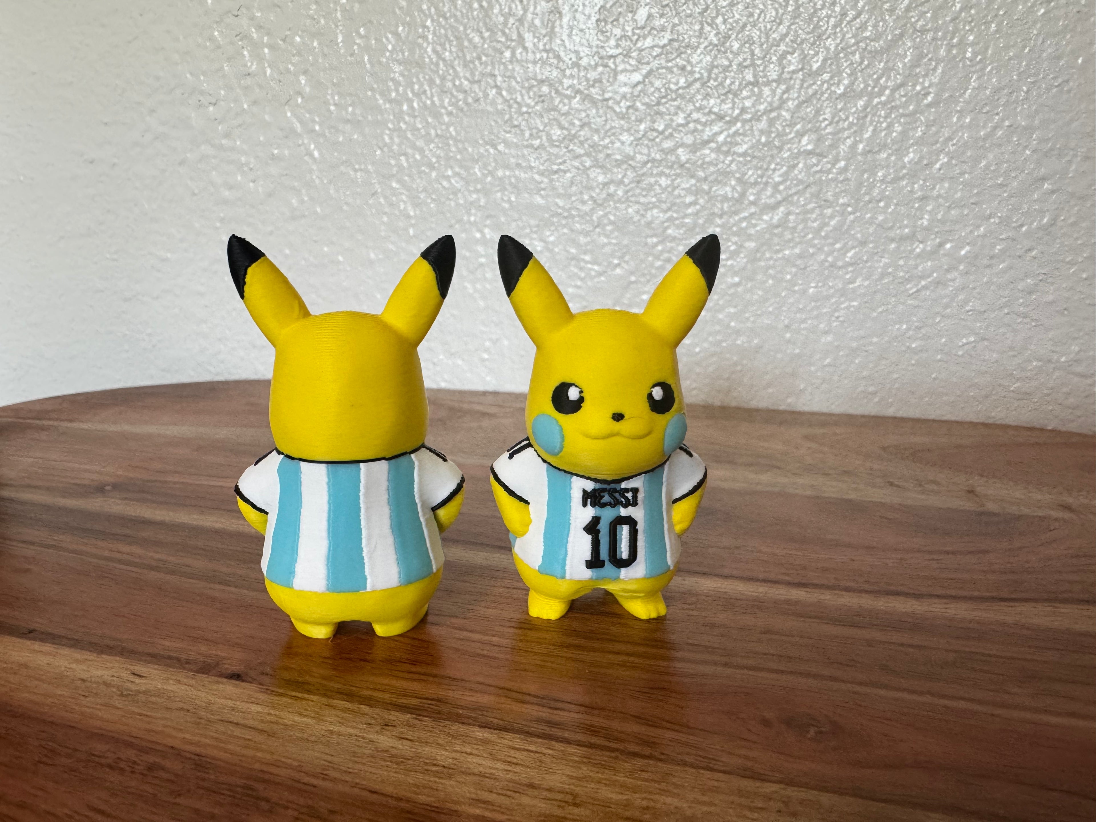 Pikachu-Inspired Messi #10 Fan Art Figurine | 2.5" inches tall | 3D Printed