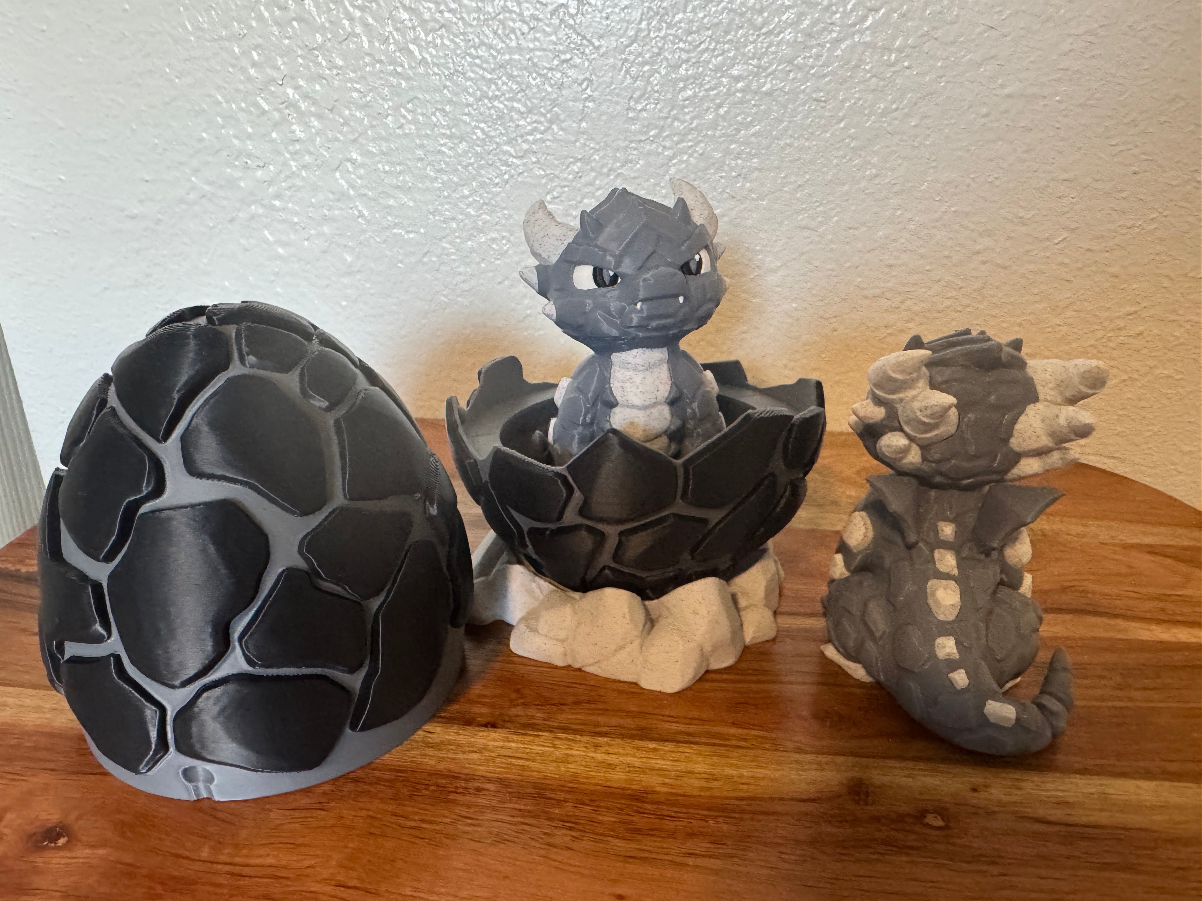 Elemental Dragon & Egg – 3D Printed Fantasy Dragon Collection