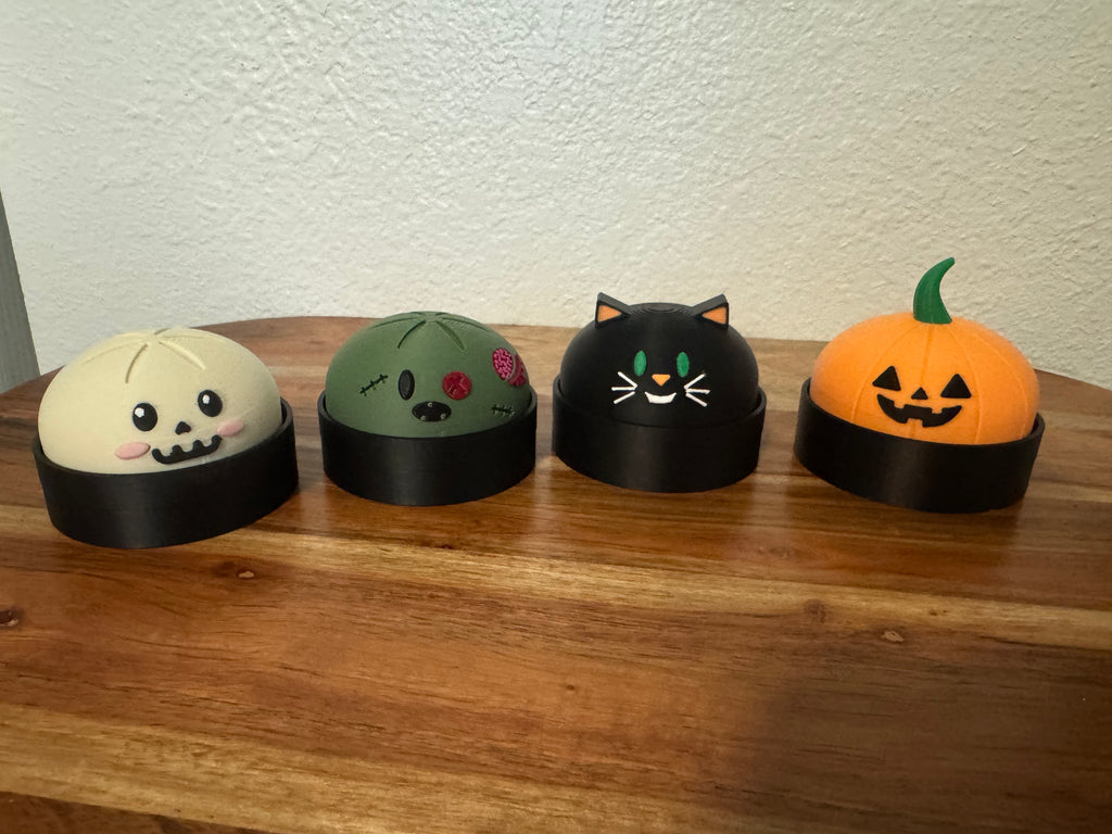 Halloween Dumpling Clickers | 3D Printed Keychain Fidget
