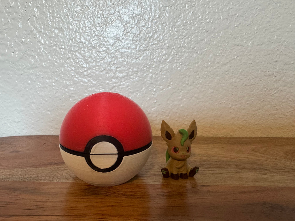 Poké Mini Figure + Ball Holder | Japanese Anime Fan Art