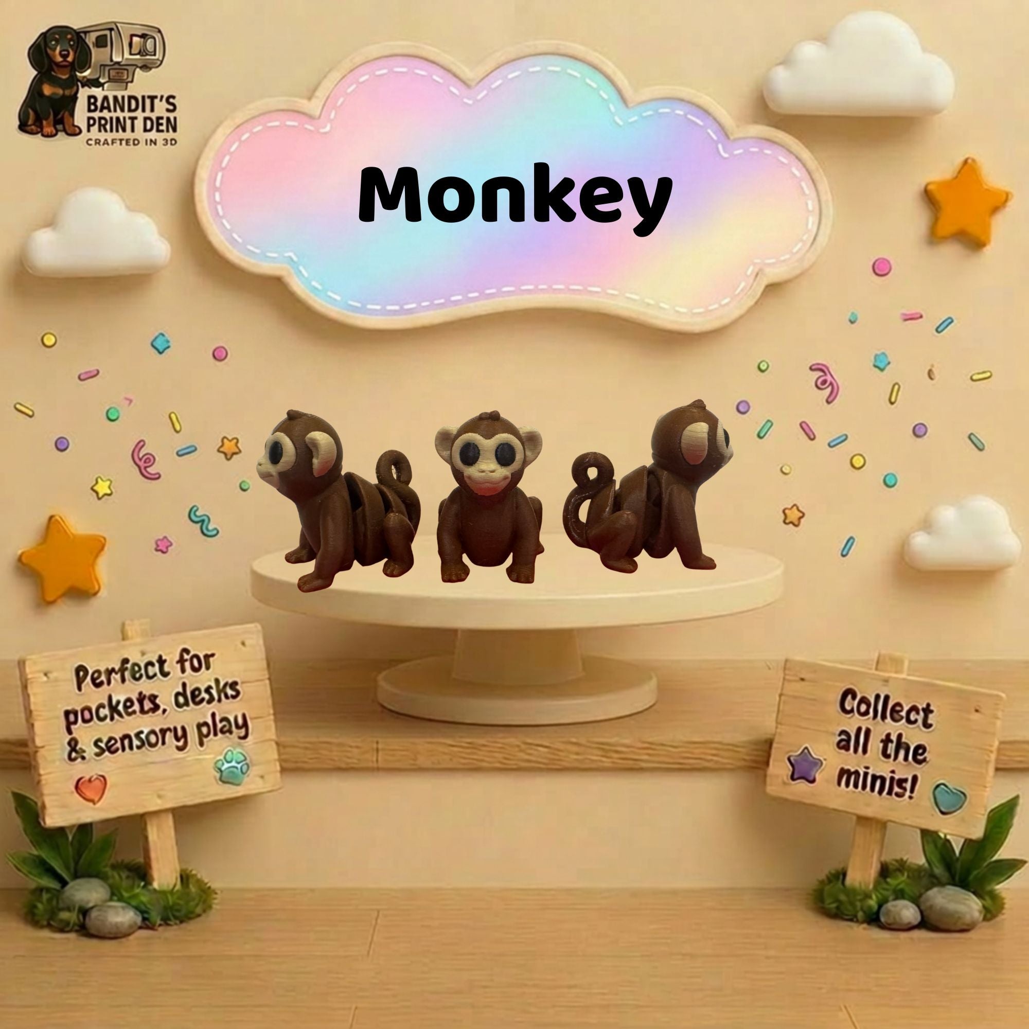 Mini Fidgets | Collect Them All!  | Articulated Pocket Pals  | Buy 4, Get 1 Free