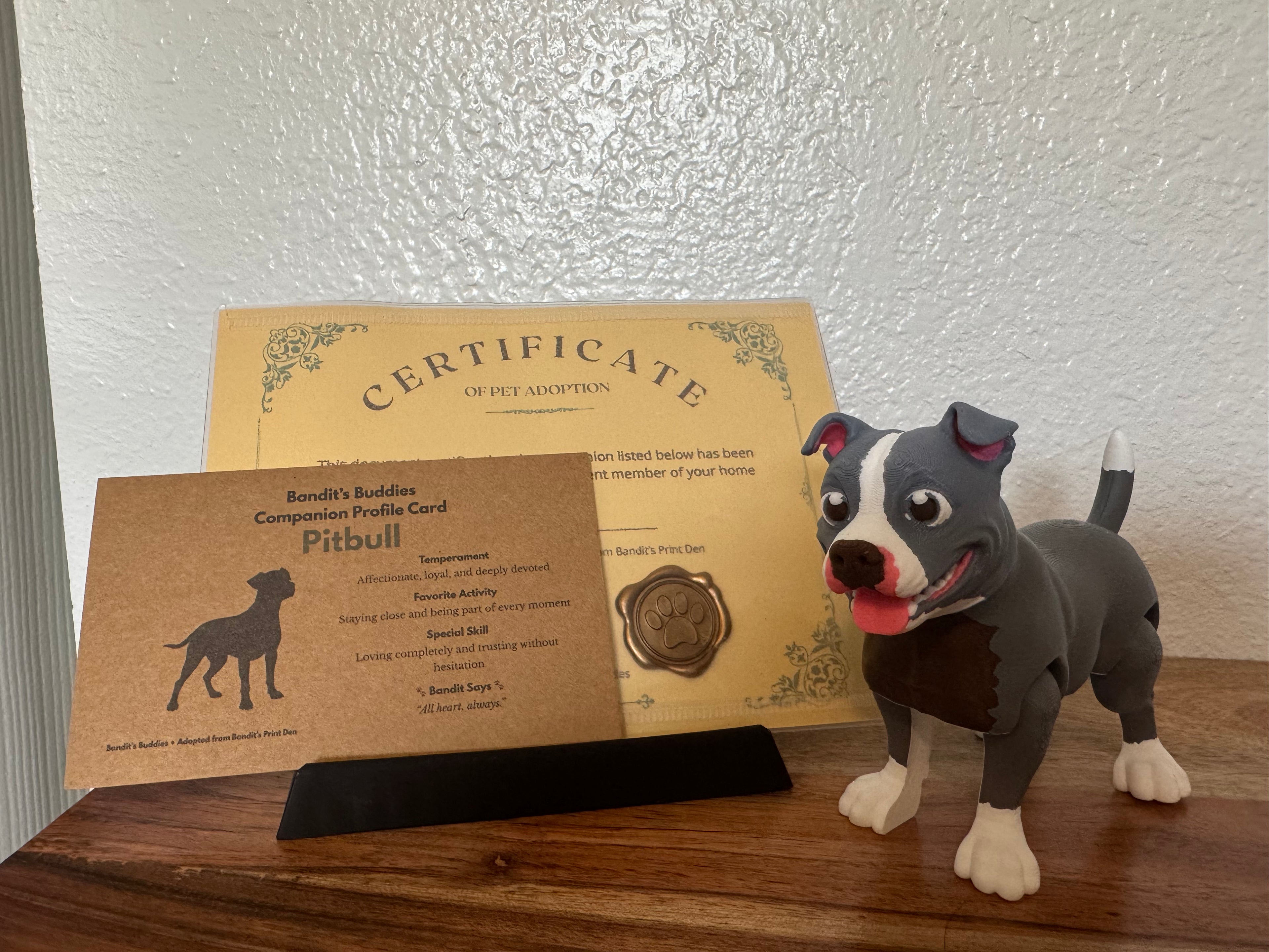 Bandit’s Buddies – Adopt Your Fully Articulated Companion