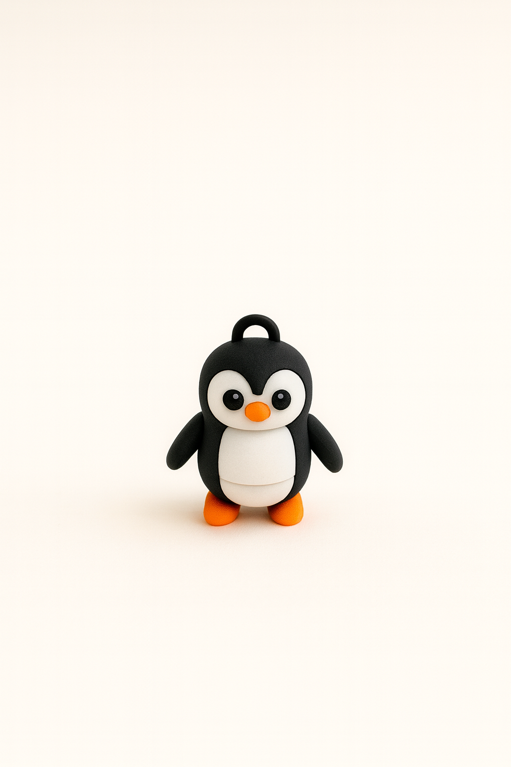 Penguin Articulated Figure Keychain – Cute Flexi Companion | Fidget Toy | 3D Printed Keychain Accessory