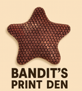 Happy Star Fidget – Fully Articulated Flexible Star Print