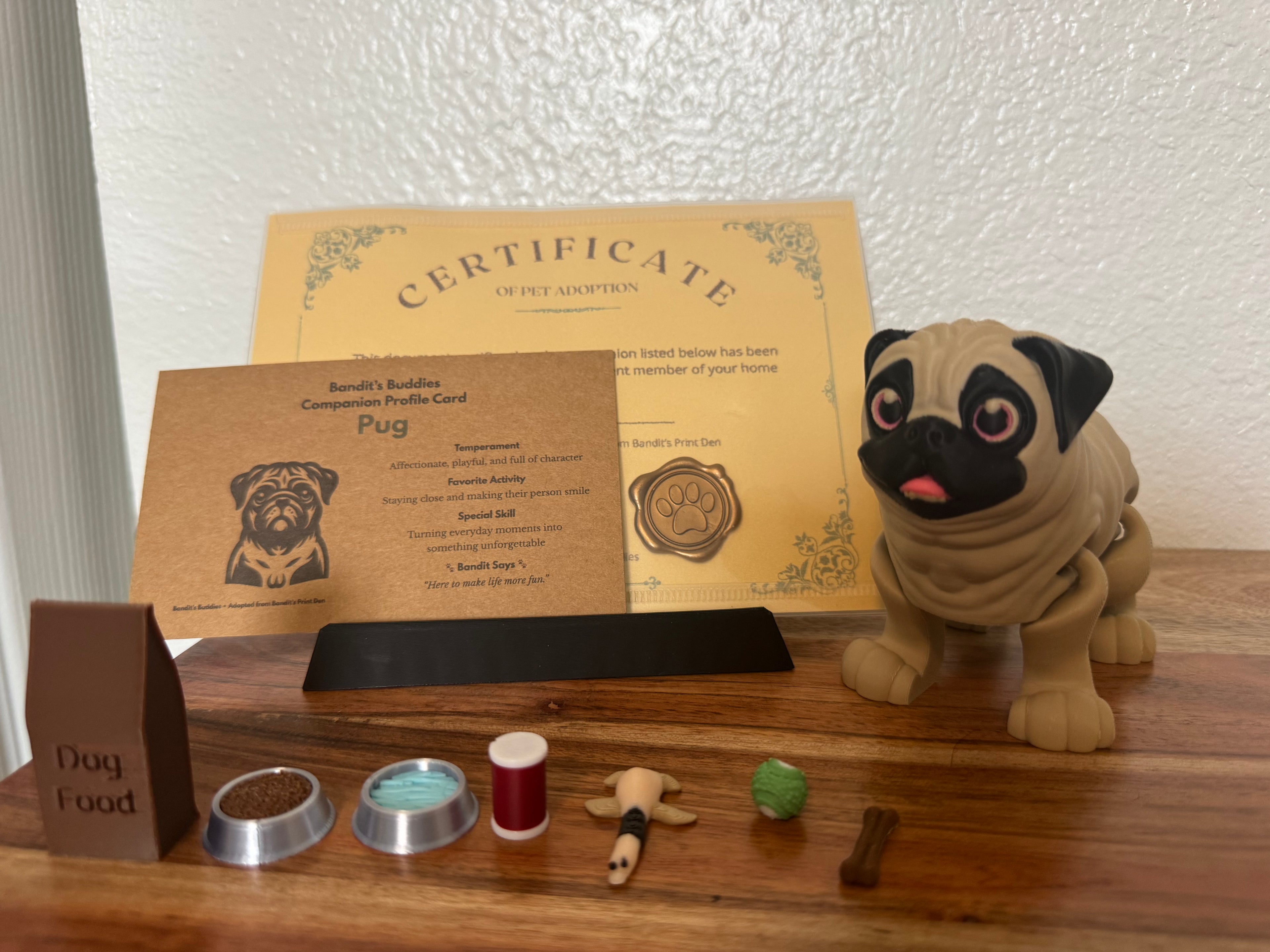 Bandit’s Buddies – Adopt Your Fully Articulated Companion