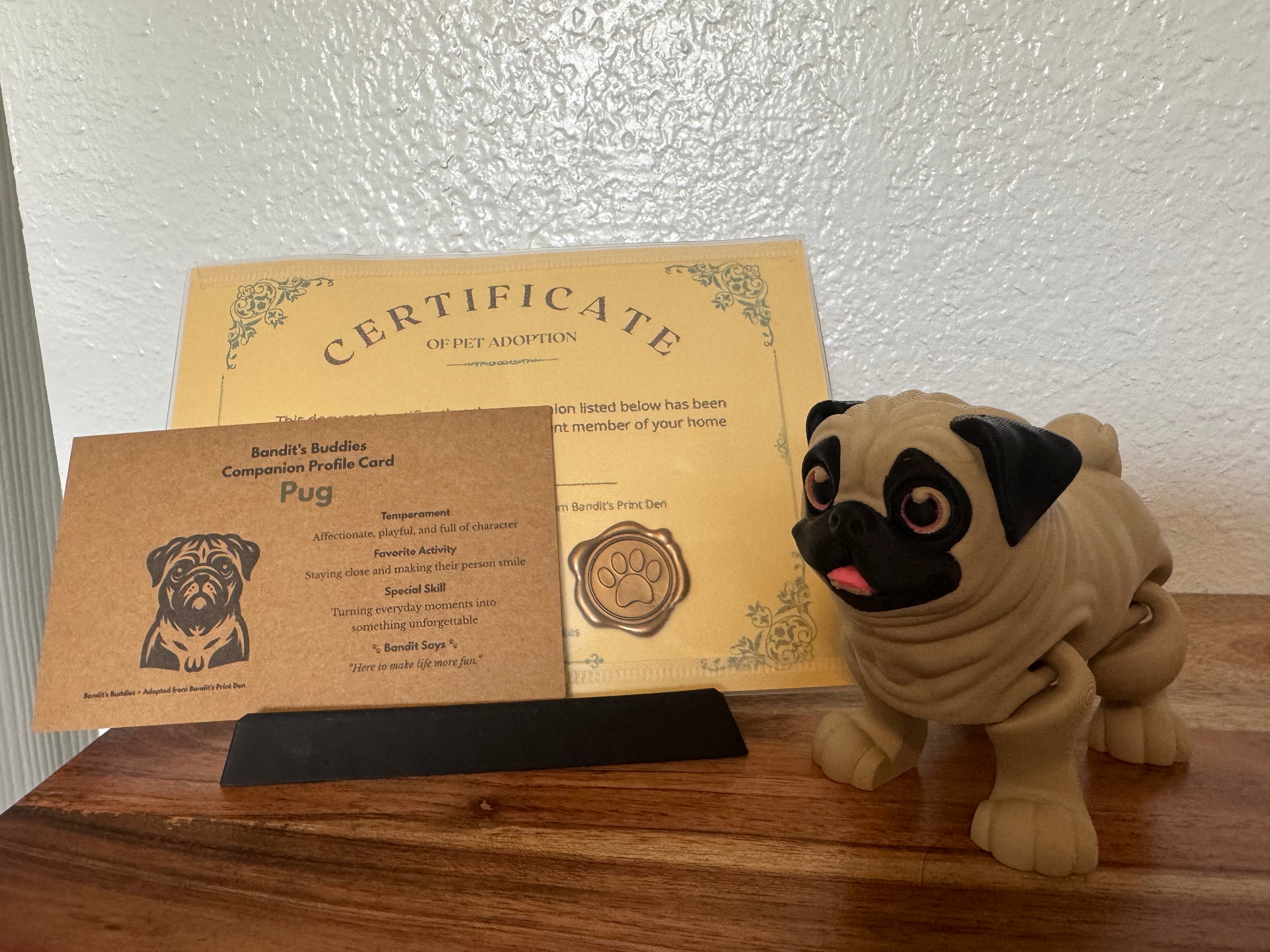 Bandit’s Buddies – Adopt Your Fully Articulated Companion