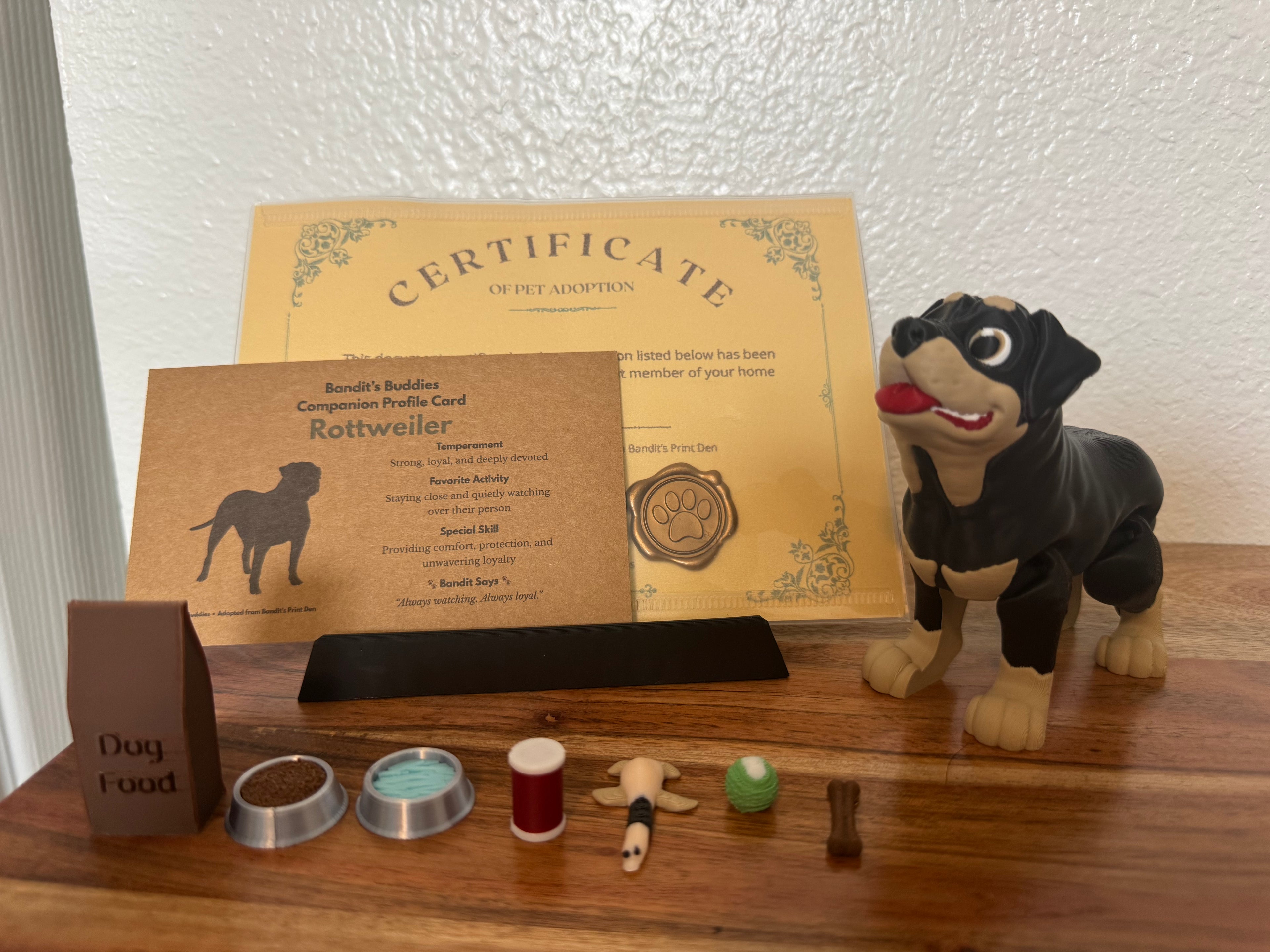 Bandit’s Buddies – Adopt Your Fully Articulated Companion