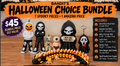 3D Printed Halloween Bundle | Halloween Fidgets, Dragon, Clickers & Desk Buddy
