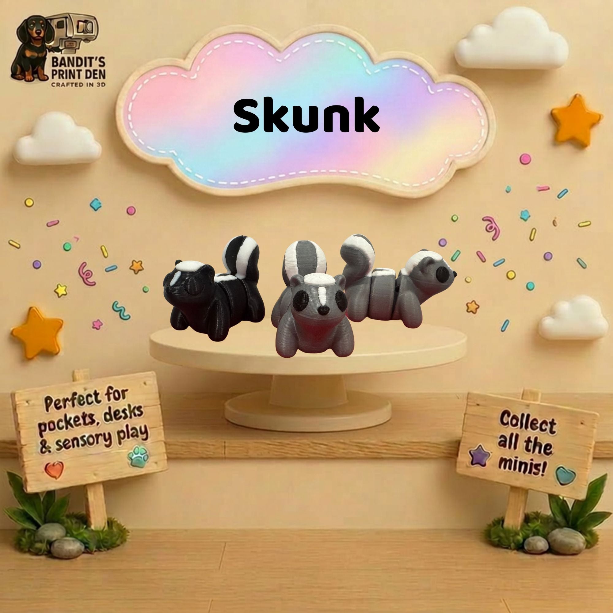 Mini Fidgets | Collect Them All!  | Articulated Pocket Pals  | Buy 4, Get 1 Free