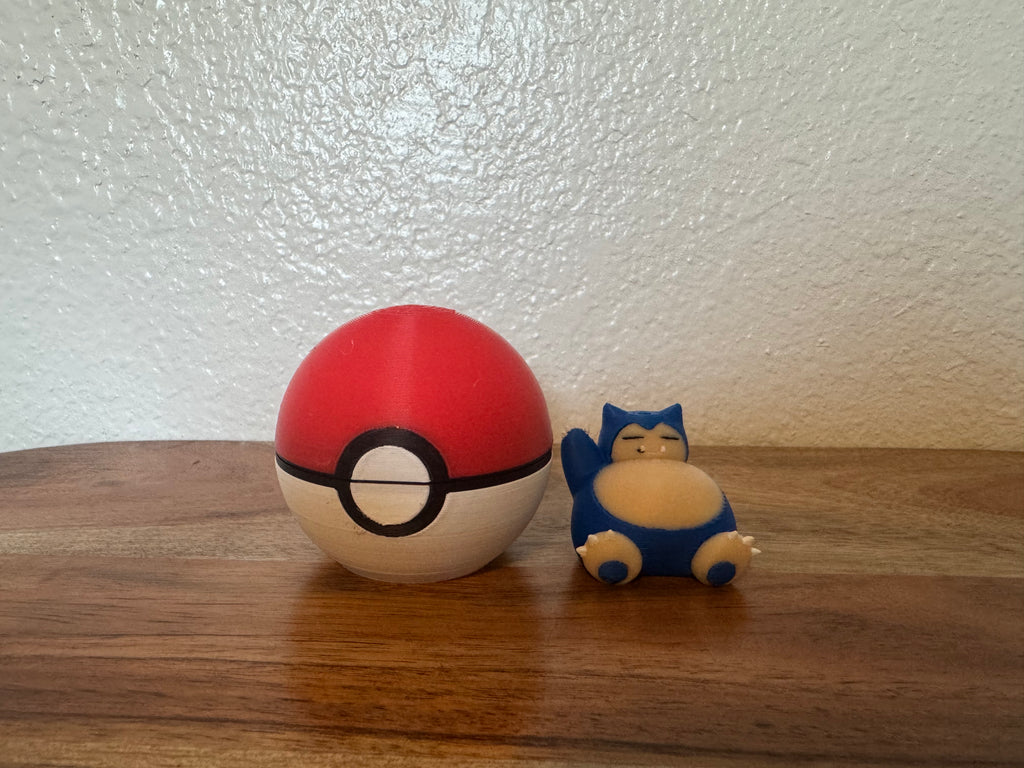 Poké Mini Figure + Ball Holder | Japanese Anime Fan Art
