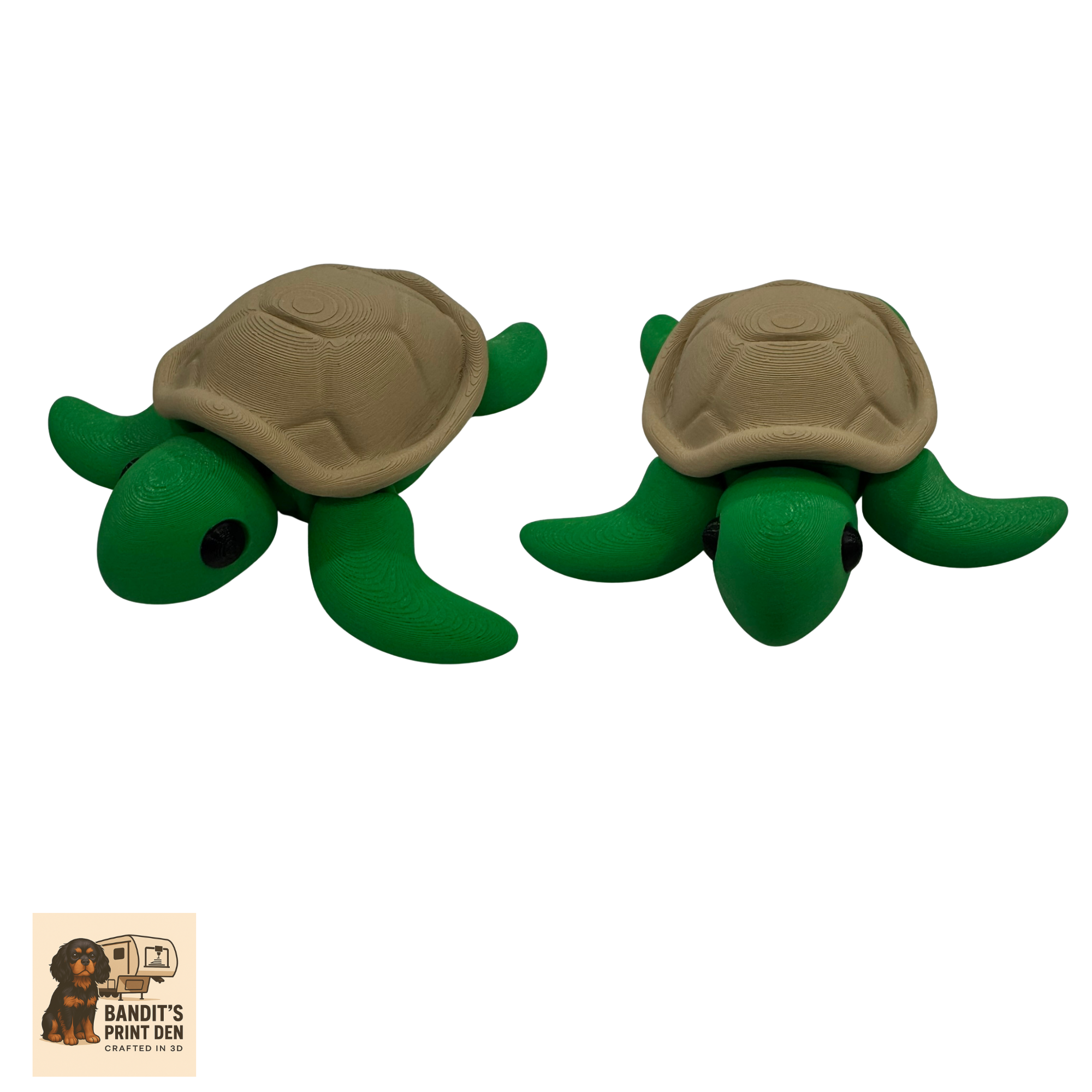 Coral Reef Critter Display Set – 3D Printed Ocean Scene & Articulated Sea Animals