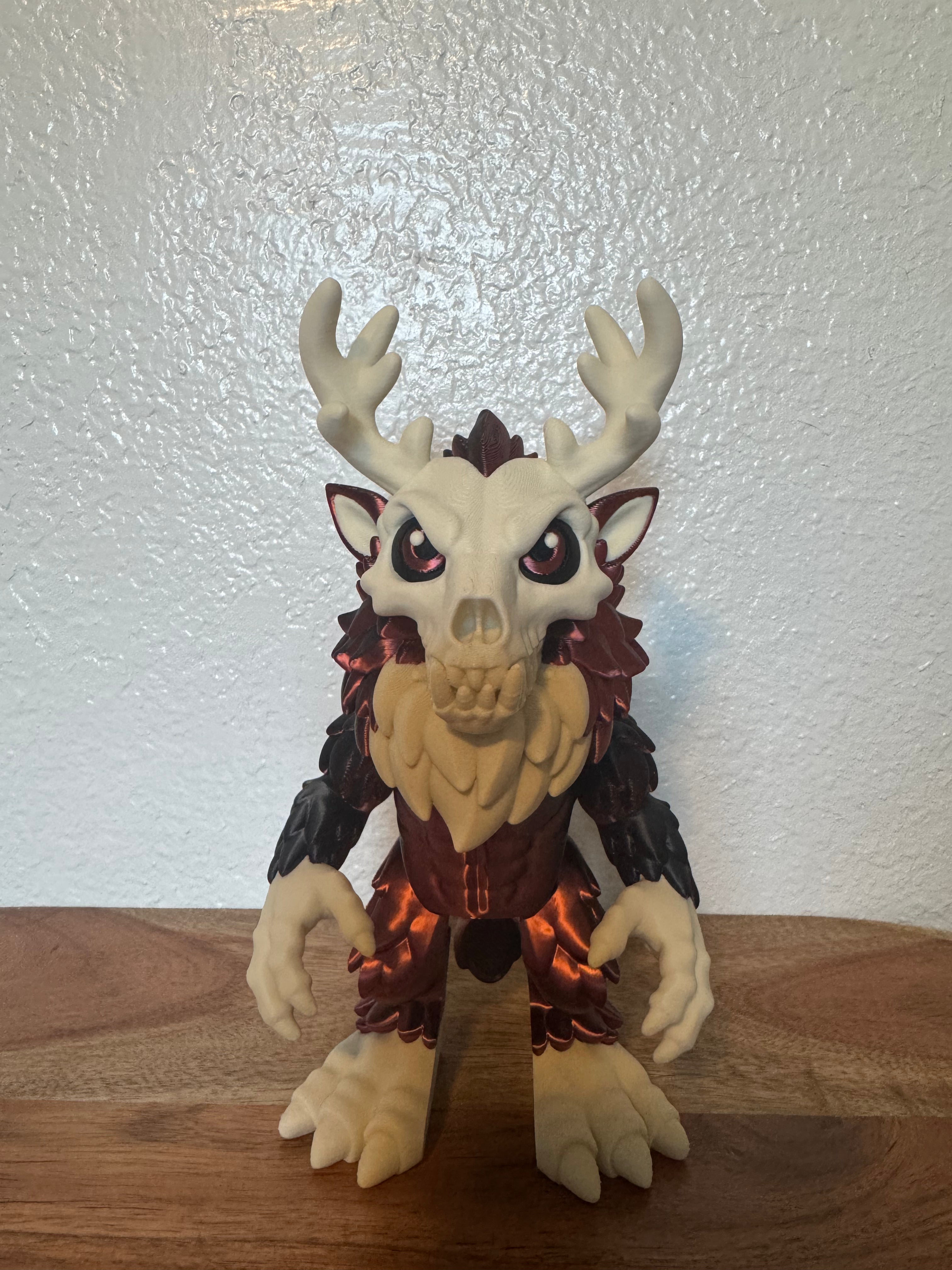 Articulated Wendigo Figure | 3D Printed Fantasy Creature
