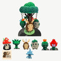 Spirit of the Forest Charms; Keychain; Flower Spirit, Mushroom Spirit, Leaf Spirit, Cactus Spirit, Stone Spirit, Water Spirit, Tree Spirit