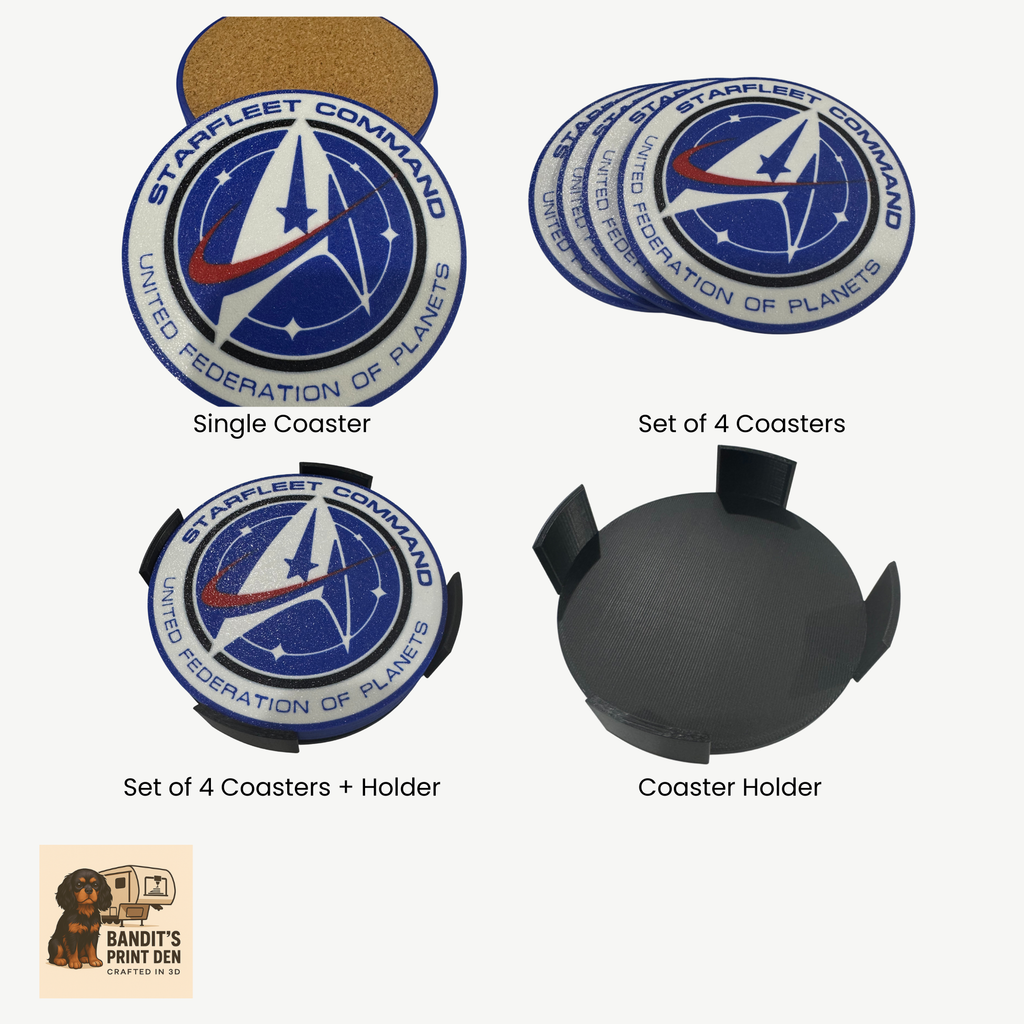 Star Trek Themed Starfleet Coasters
