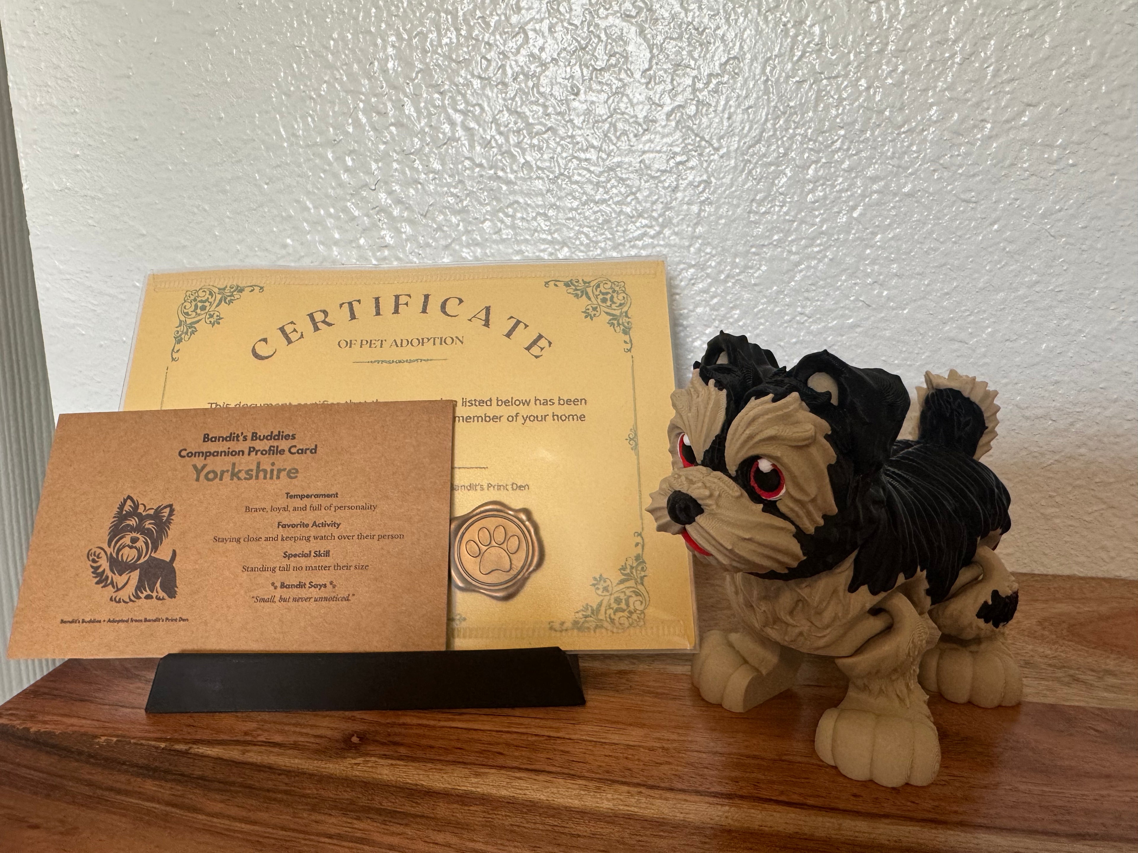 Bandit’s Buddies – Adopt Your Fully Articulated Companion