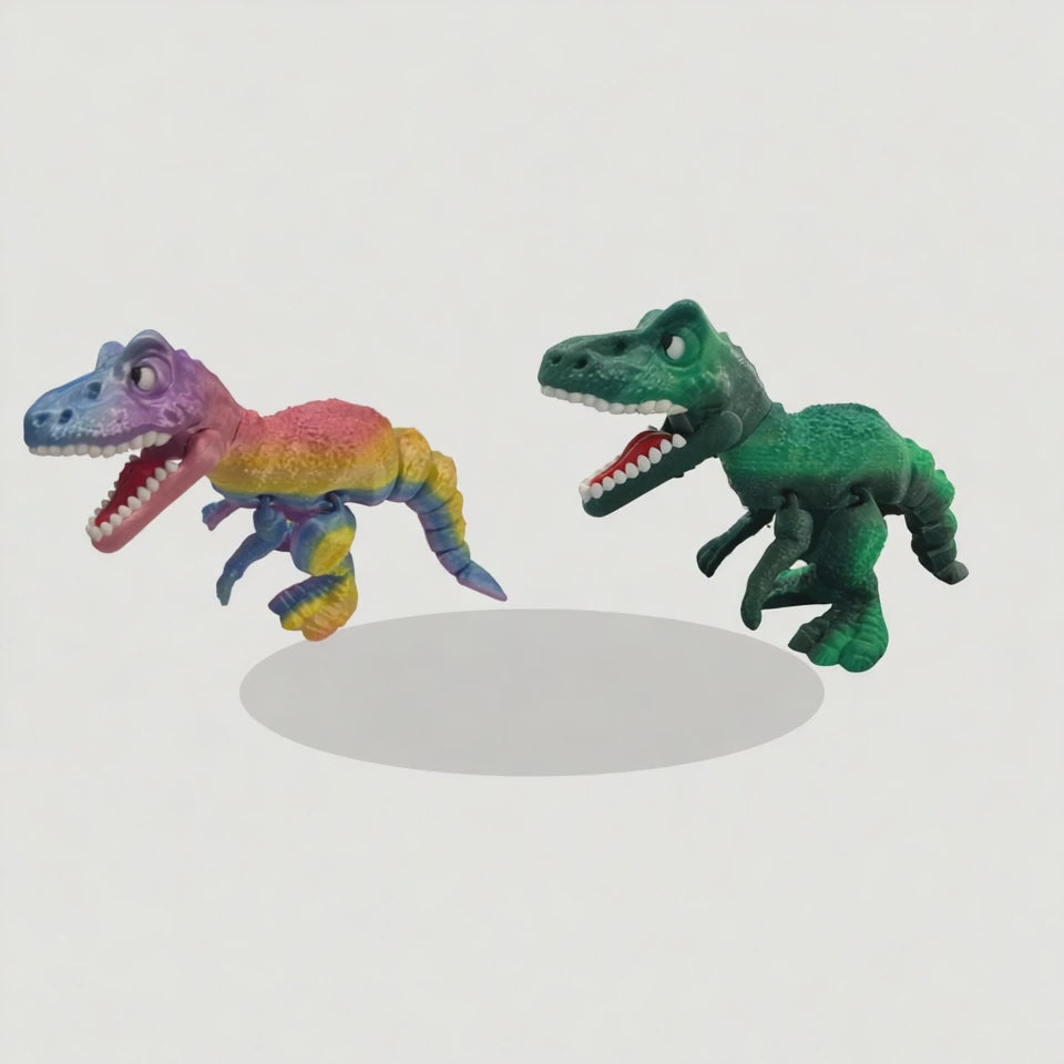 Flexi T-Rex Dinosaur – Articulated 3D Printed Model | Poseable Dino Toy | Movable Jaw | Desk Display | Collector Gift