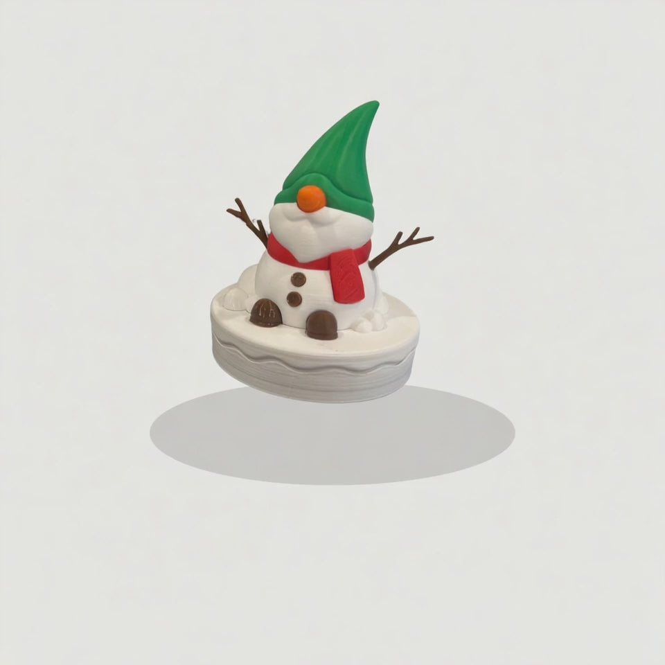 Snow Gnoman – Snowman Gnome Figurine