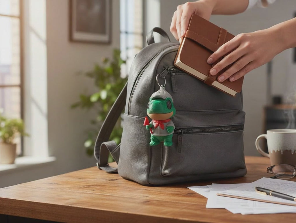 Boy Scout Dino (Dino the Explorer) Keychain / Bag Clip