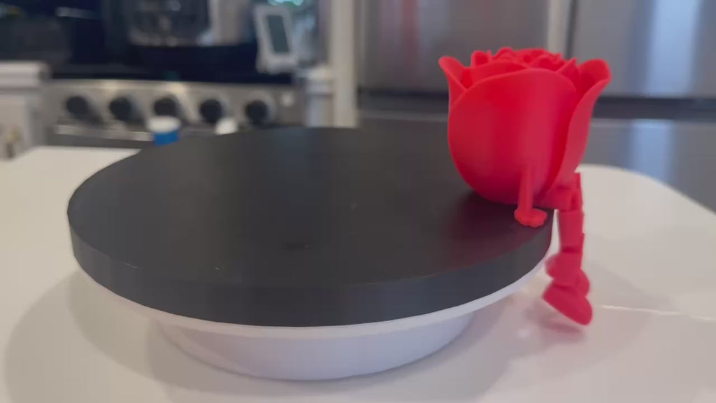 Rose On A Shelf – 3D Printed Shelf Sitter Figurine
